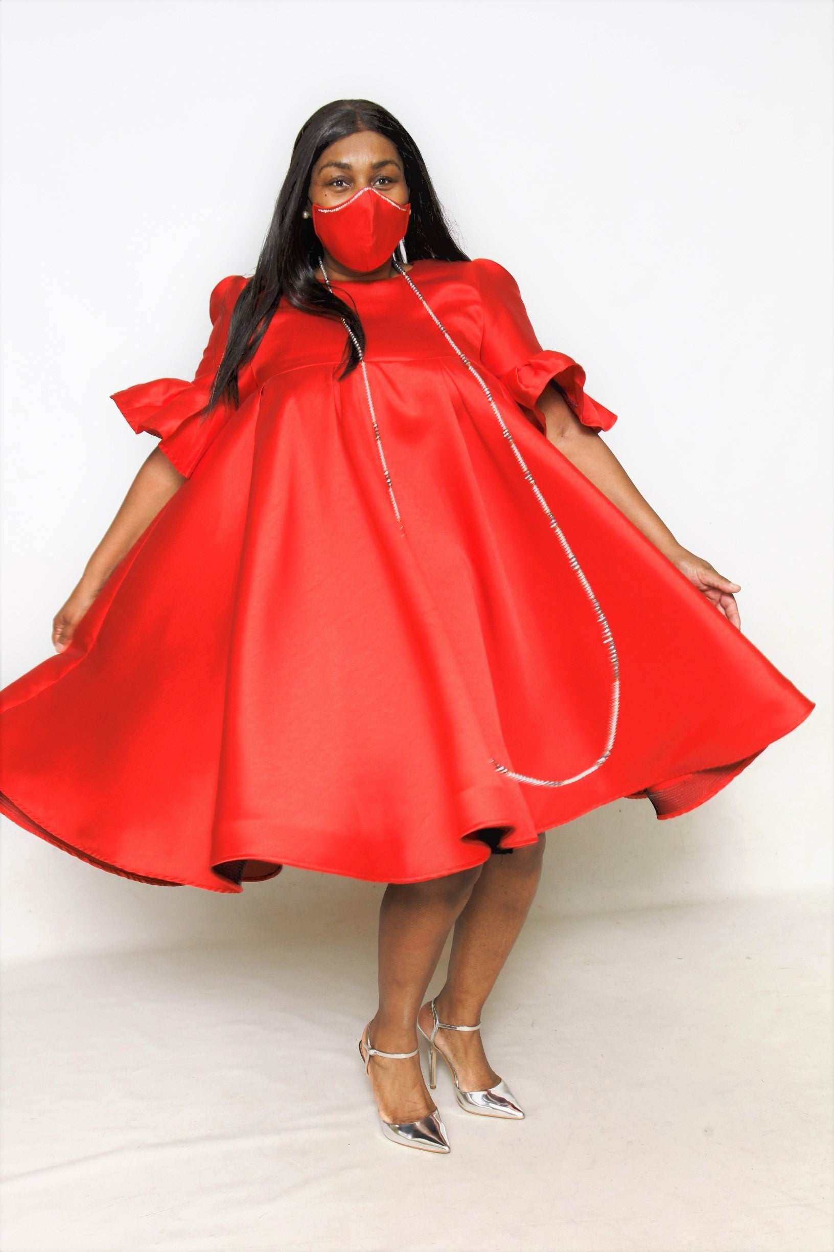 doll dress red Red Baby Doll Dress